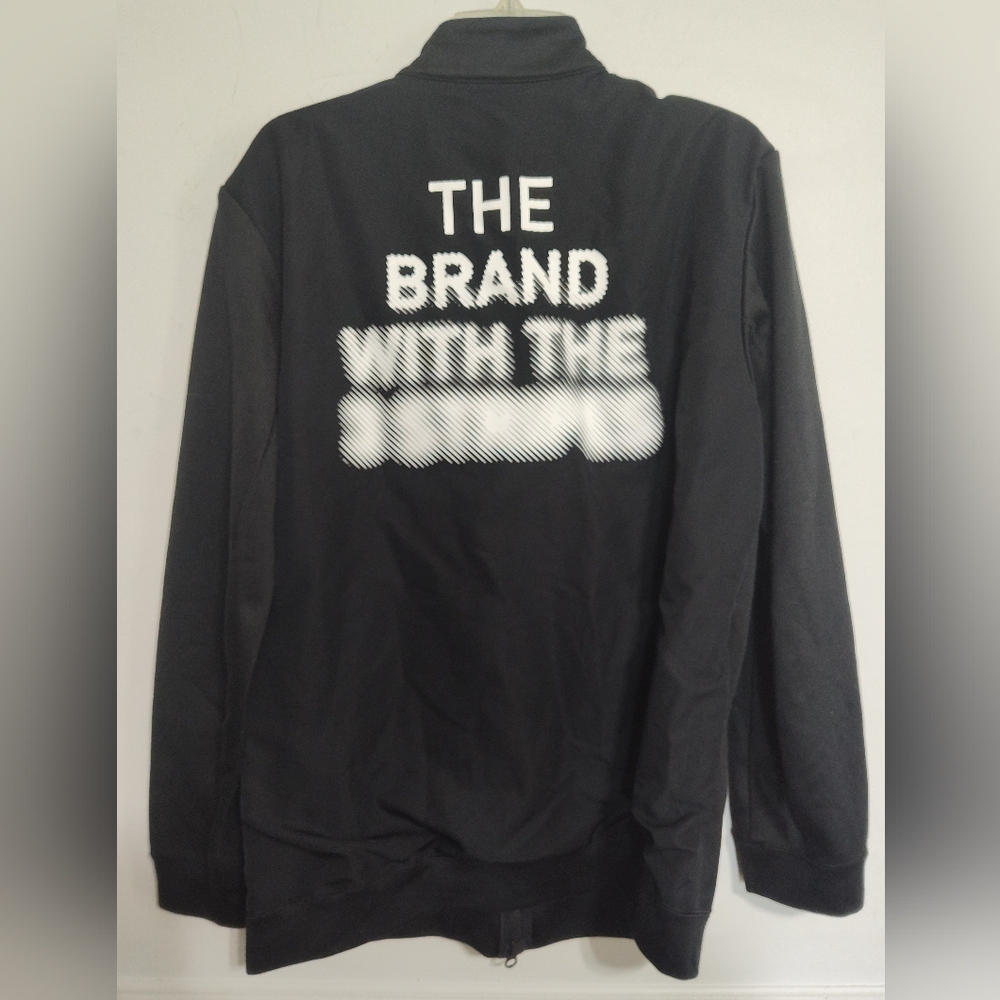 Adidas full zip pullover Men's Size medium the brand with The three stripes